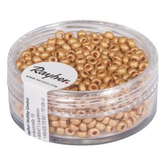 Metallic-rocailles 2.5mm mat goudgeel