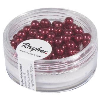 Renaissance glaskralen, 4mm ø klassiek rood