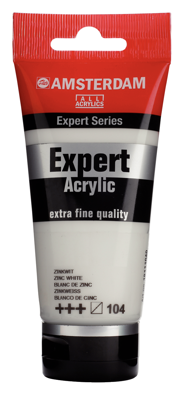 Expert Series Acryl 75ml, Kleur: 104 Zinkwit