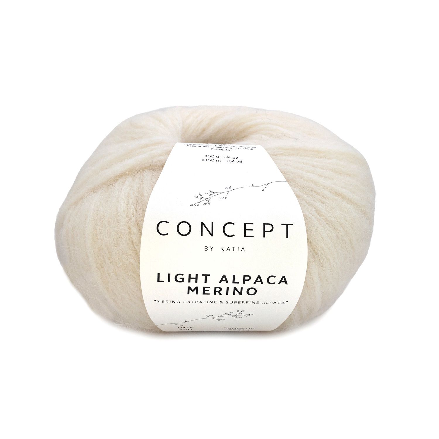 Light Alpaca Merino, Kleur(nummer): 200 - Ecru
