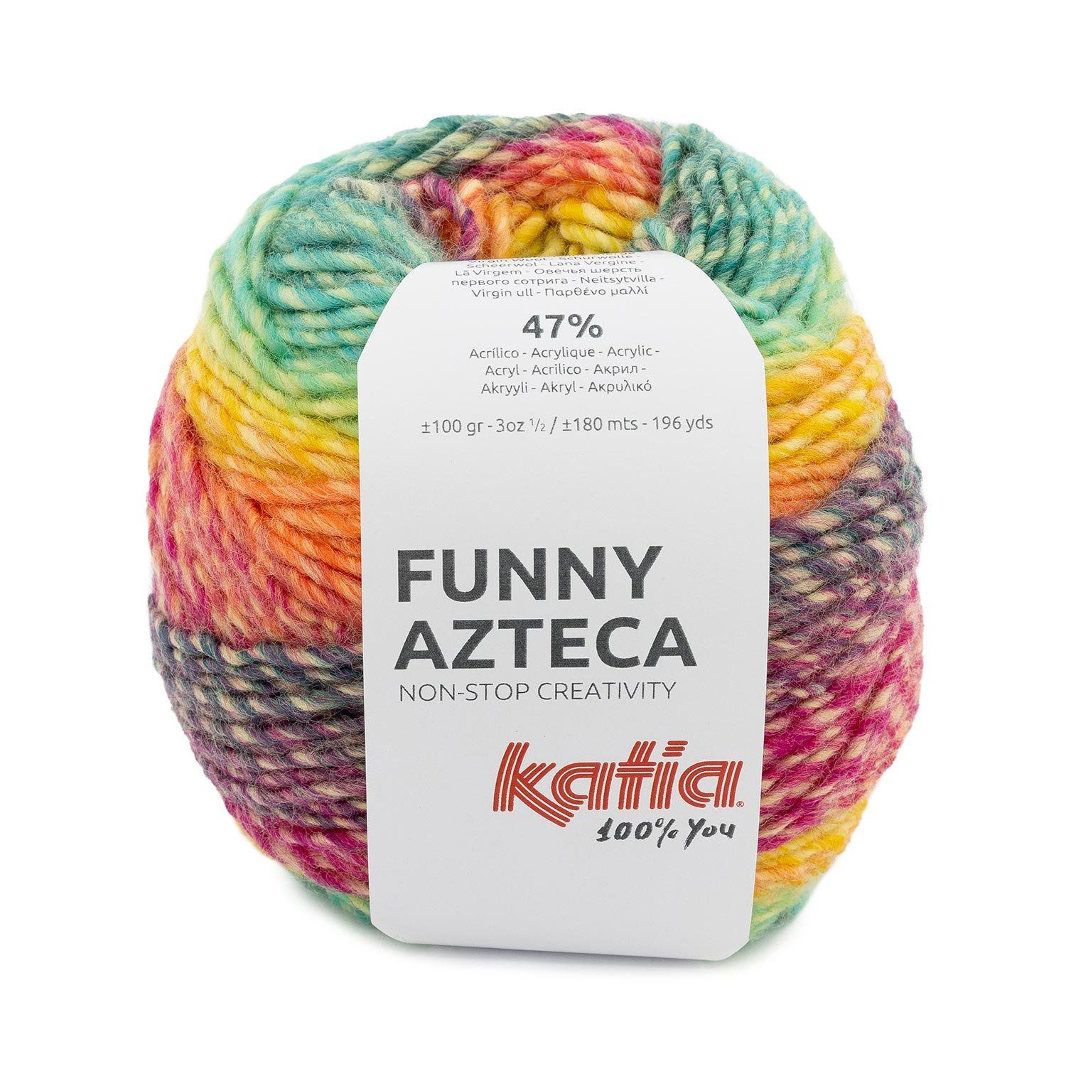 Funny Azteca, Kleur(nummer): 200 - Oranje-Groen