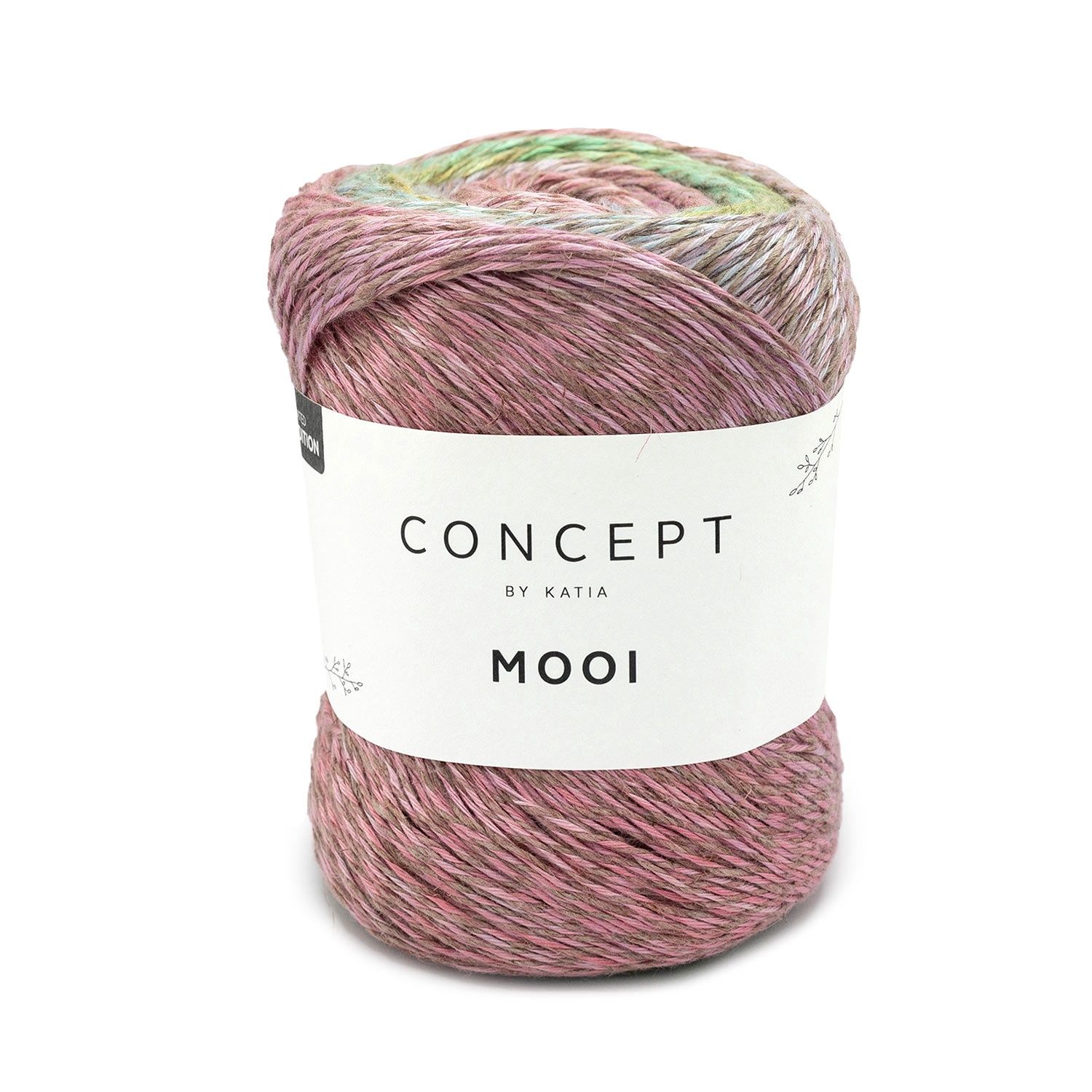Mooi, Kleur(nummer): 100 - Kauwgom roze-Pastel blauw-Licht groen-Oker