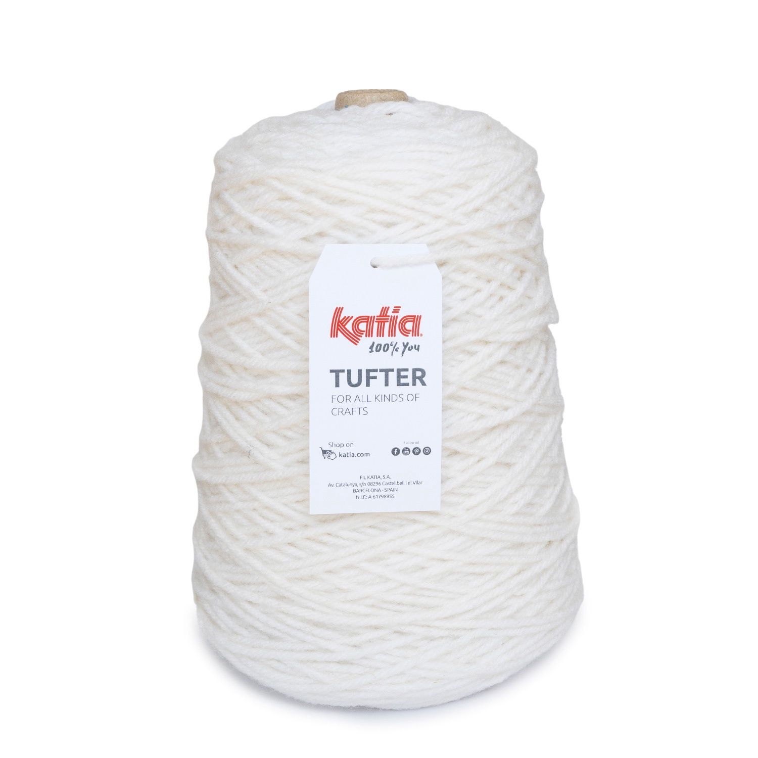 Tufter, Kleur(nummer): 1 - Wit