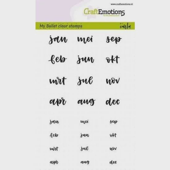 Clear Stamps My Bullet maanden