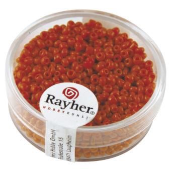 Borduurkralen 2mm opaak oranje