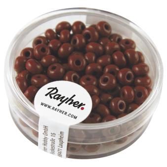 Indianenkralen 4.5mm donkerbruin