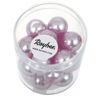 Renaissance glaskralen 12mm orchidee