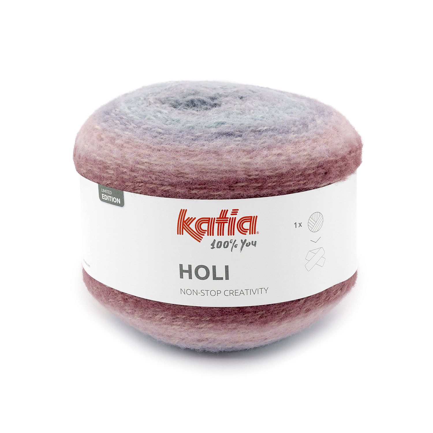 Holi, kleur (nummer): 501 - Water blauw-Kauwgom roze