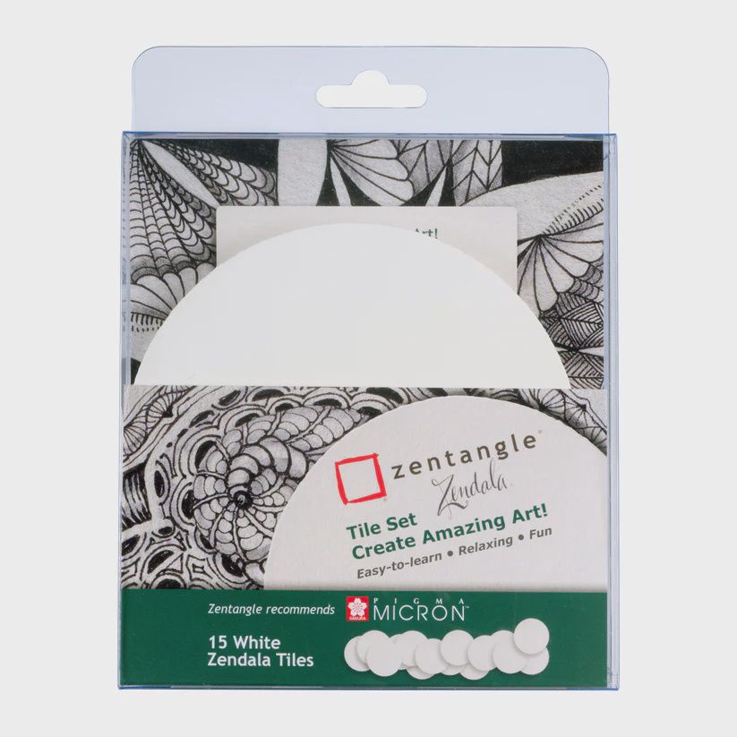 Zentangle Zendela Set Tile Set