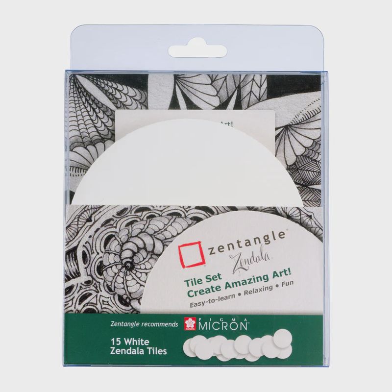 Zentangle Zendela Set Tile Set