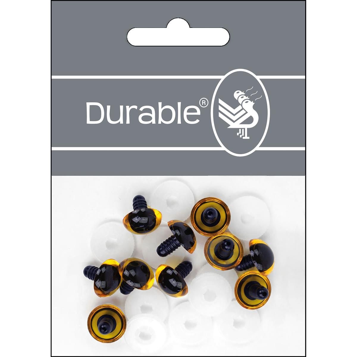 Veiligheidsogen 18 mm Goudbruin