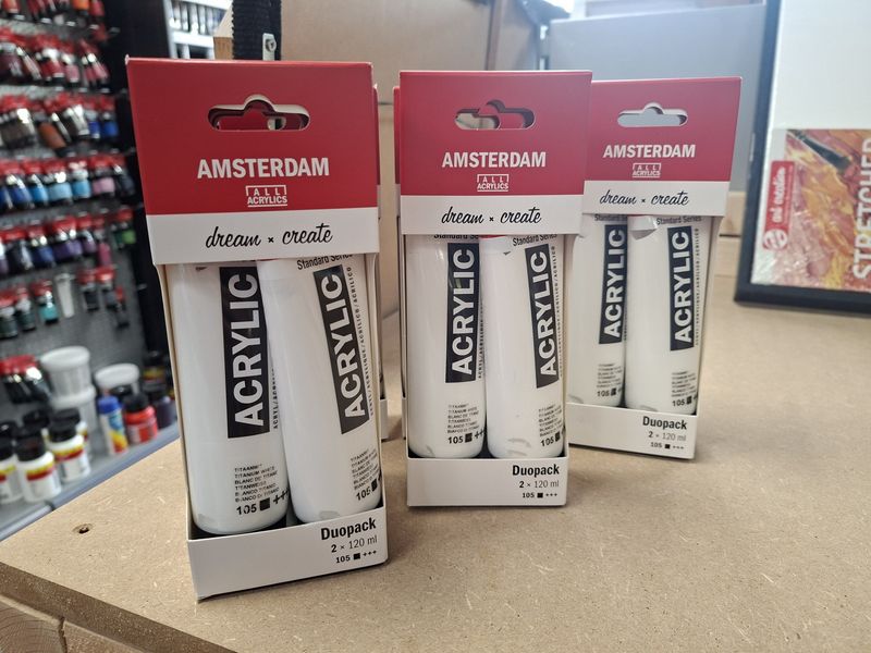 Standard Series Titaan Wit duo pack