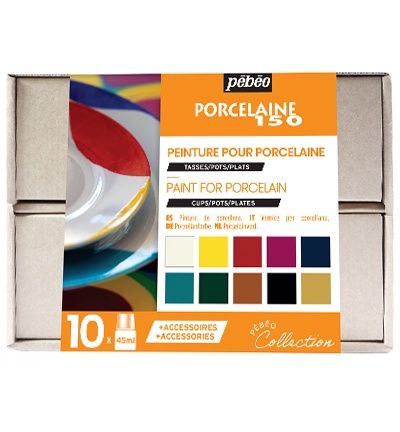 Porseleinverf Set 10x 45ml