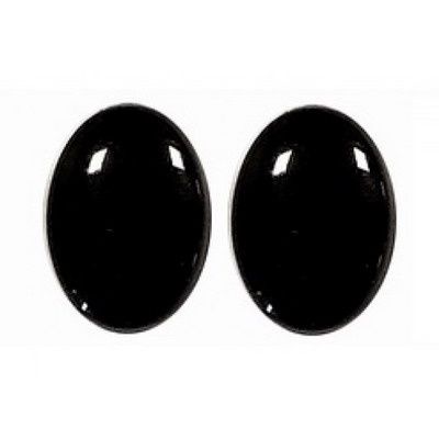Veiligheidsogen Ovaal zwart 12mm