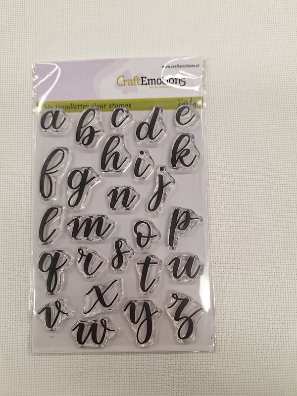 Clear stamp Alfabet