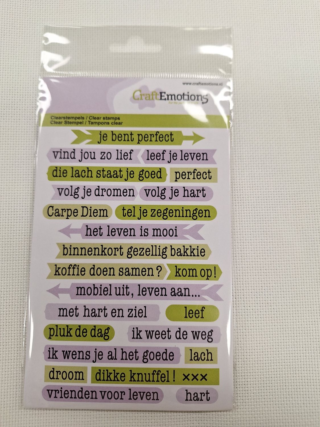 Clearstamp Tekst typewriter Spiritueel