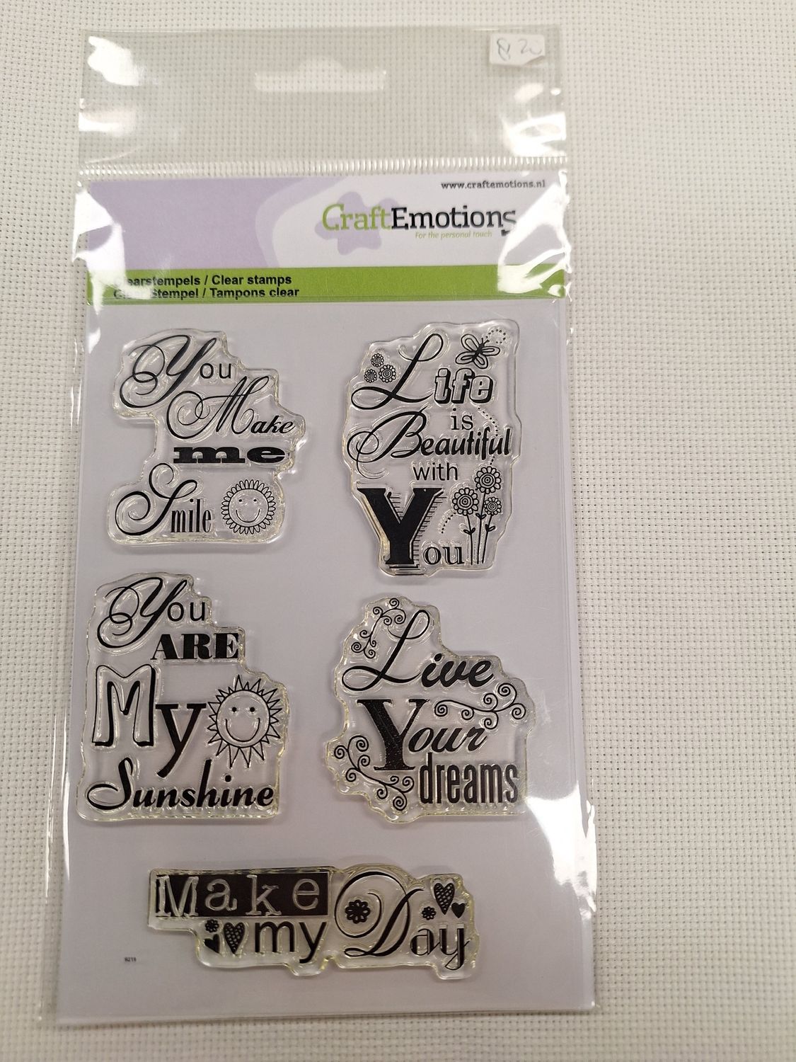 Clearstamp You are my sunshine