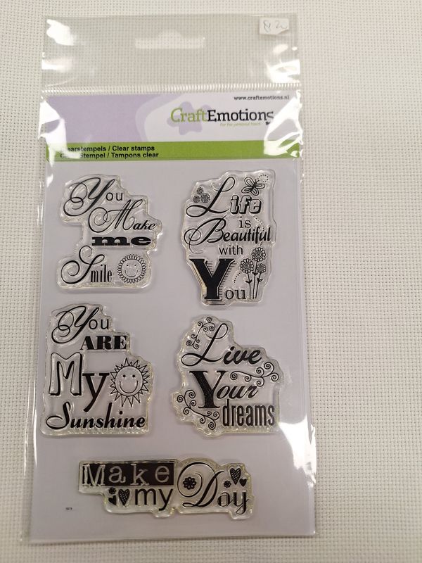 Clearstamp You are my sunshine