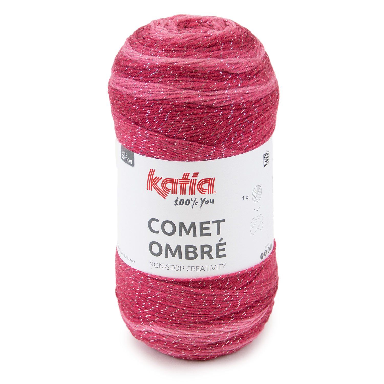 Comet Ombre, Kleur: 101 - Bordeauxrood-Zilver