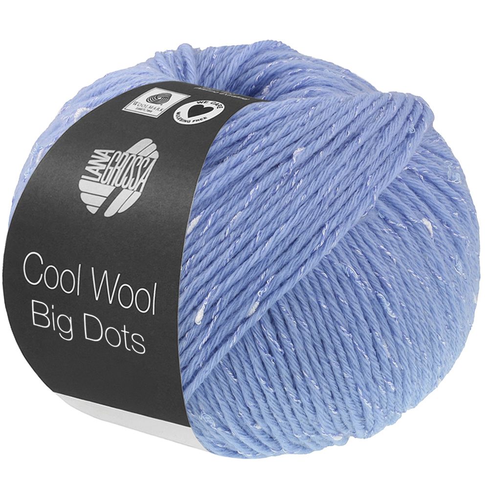 Cool Wool Big Dots, Kleur: 101 - Lichtblauw