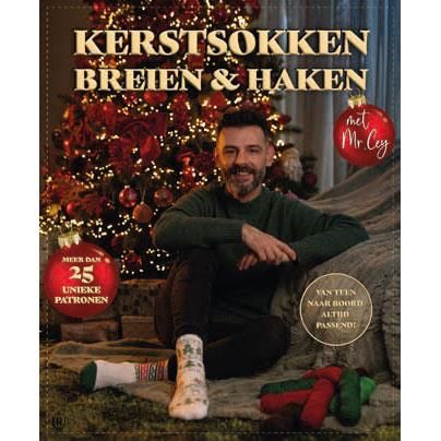 Boek Kerstsokken breien &amp; haken met Mr. Cey