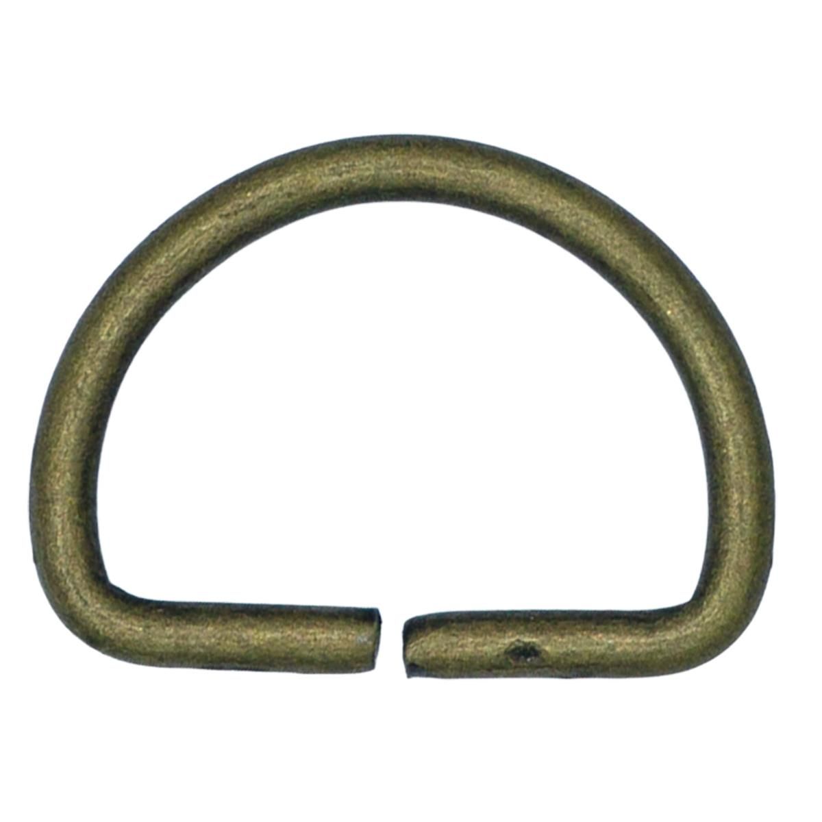D-ringen 20 mm Metaal,  bronskleur