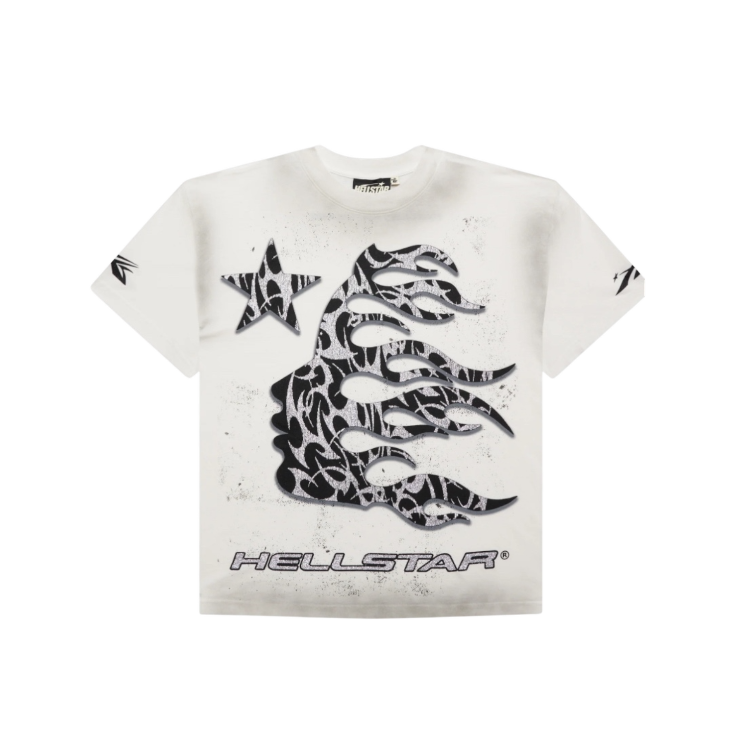Hellstar P2P Thorn Glitter Dirty Shirt - L