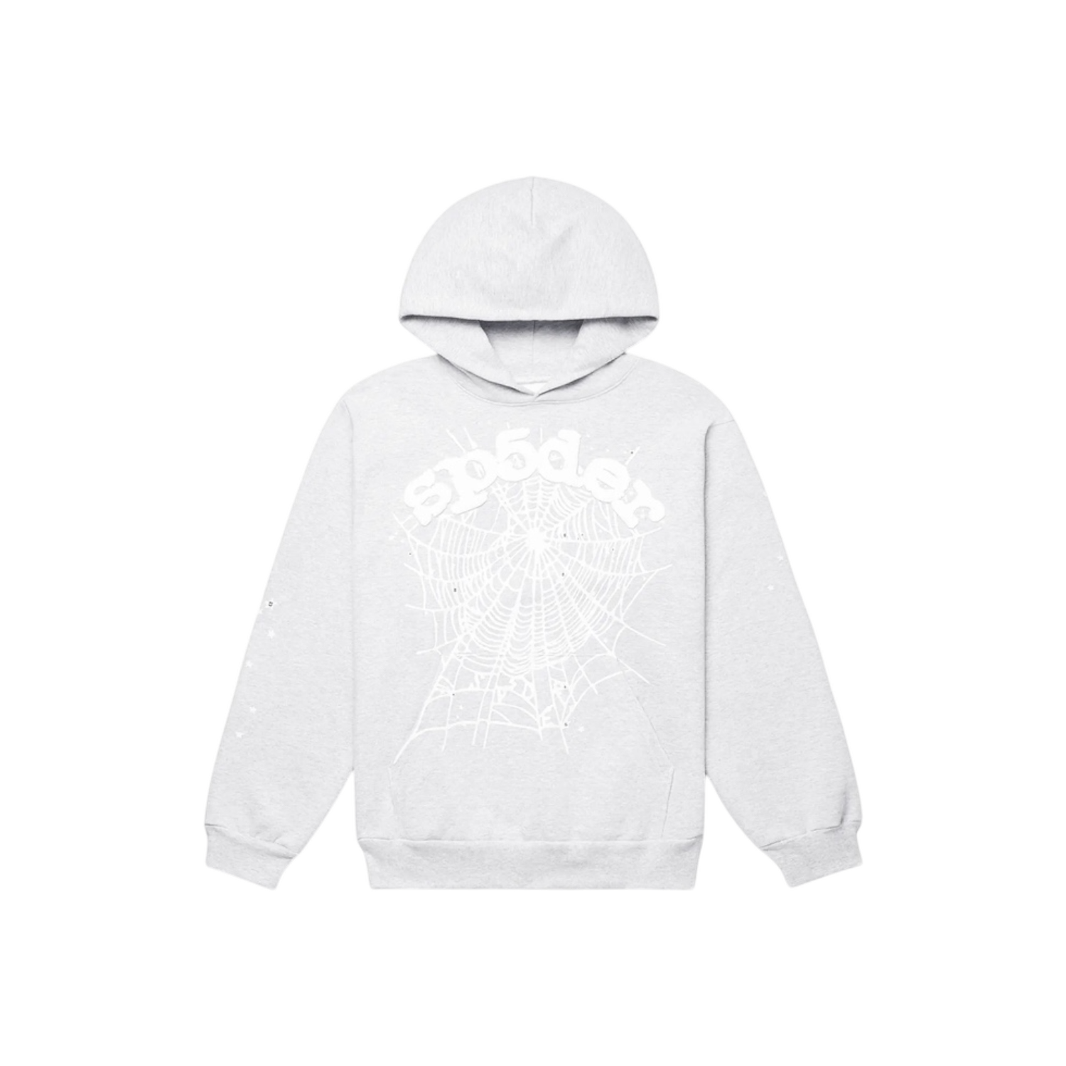 Sp5der OG Web Heather Grey Hoodie