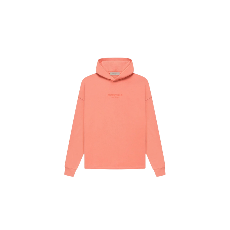 Essentials Relaxed Hoodie Coral - M