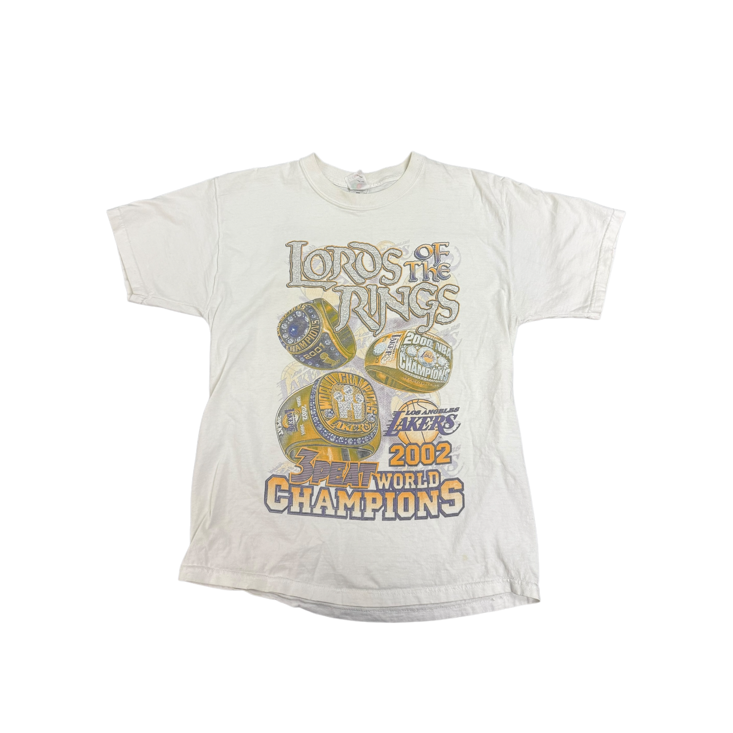 2002 LOTR LA Lakers Shirt - L