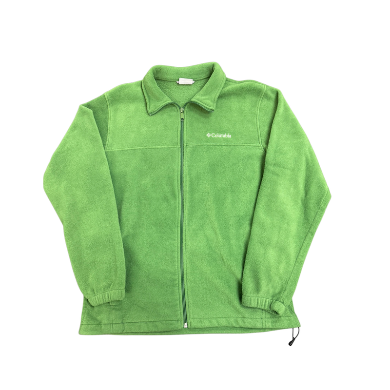 Green Columbia Sherpa Zip Up - L
