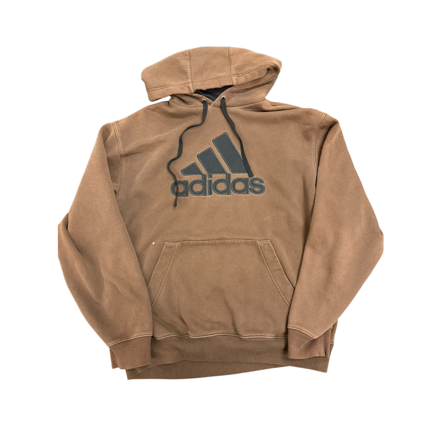 Brown Adidas Hoodie - L