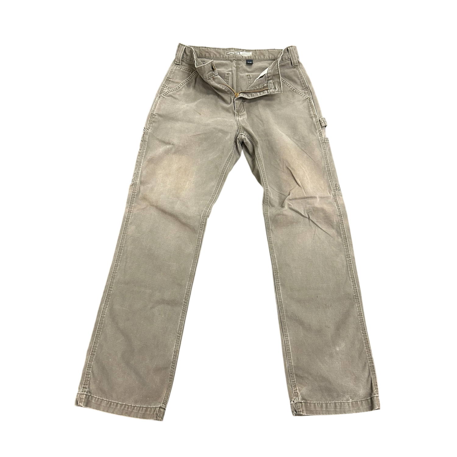 Faded Grey Carhartt Relaxed Fit Pants