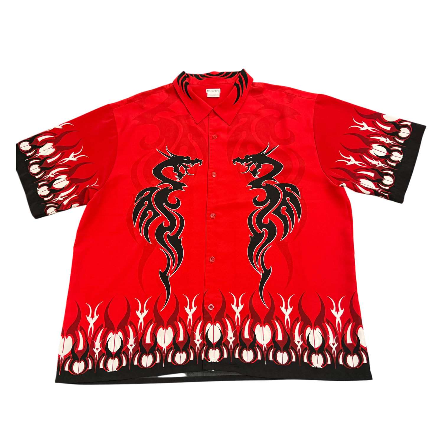 No Boundraies Dragon Button Up