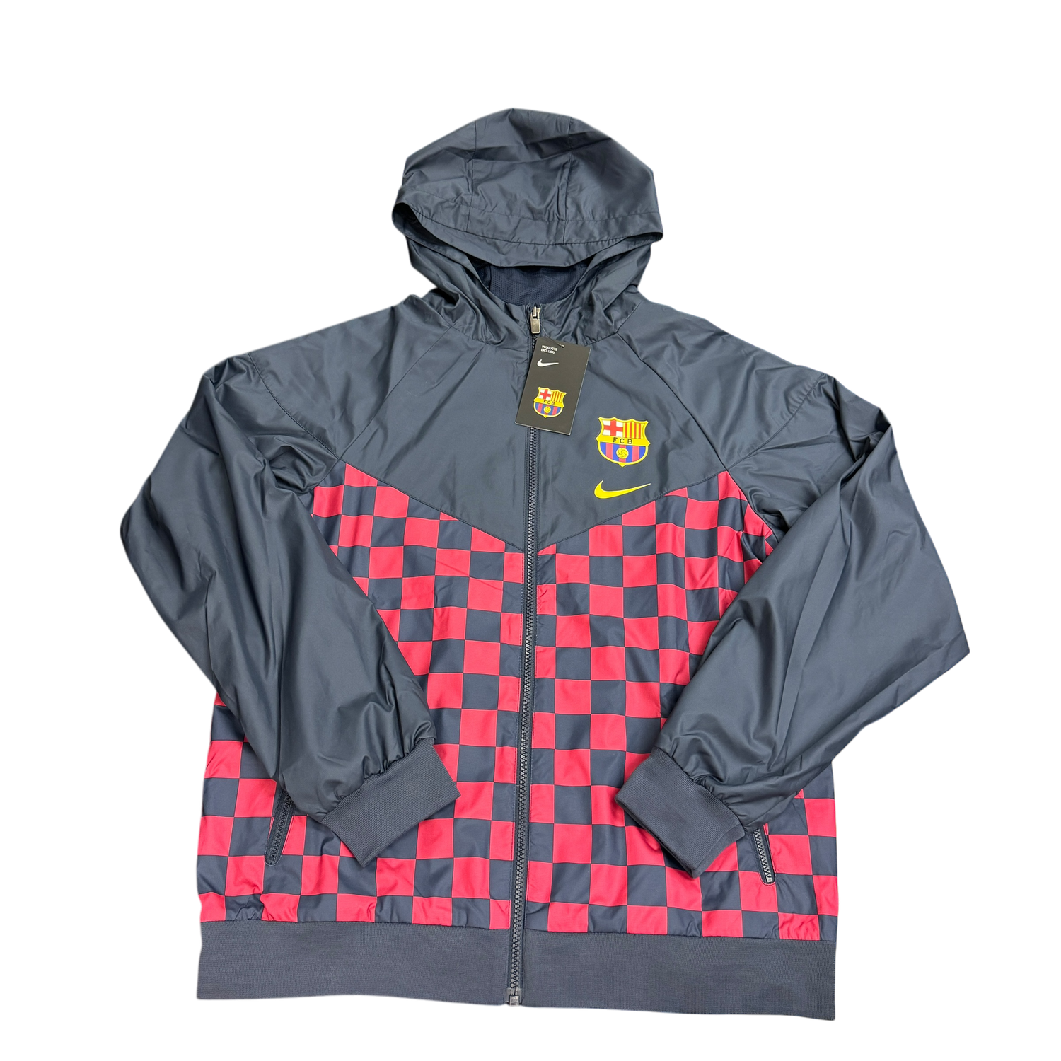 Nike FC Barcelona Windrunner Youth Soccer Jacket - Navy
