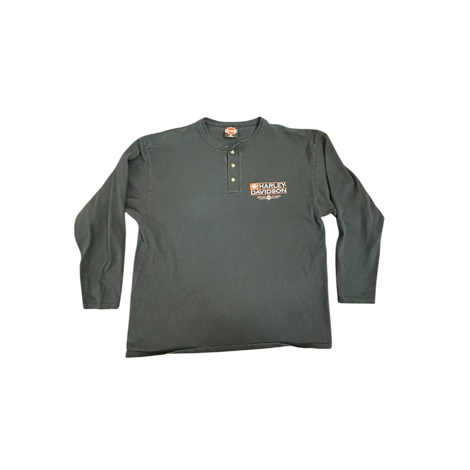 Harley Davidson Quarter Button Up