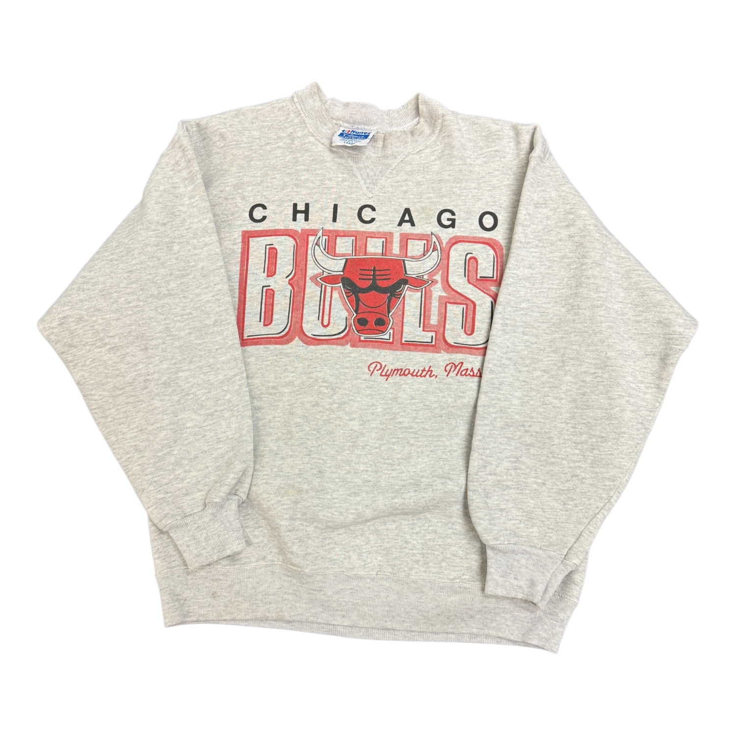 Grey Chicago Bulls Crewneck