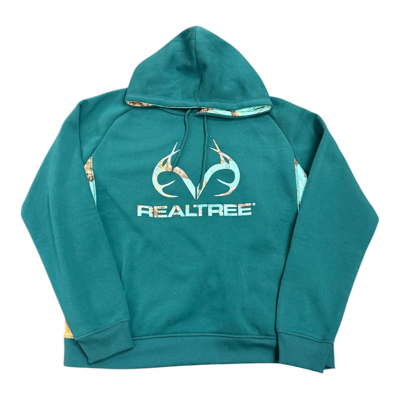 Turquoise Real Tree Hoodie