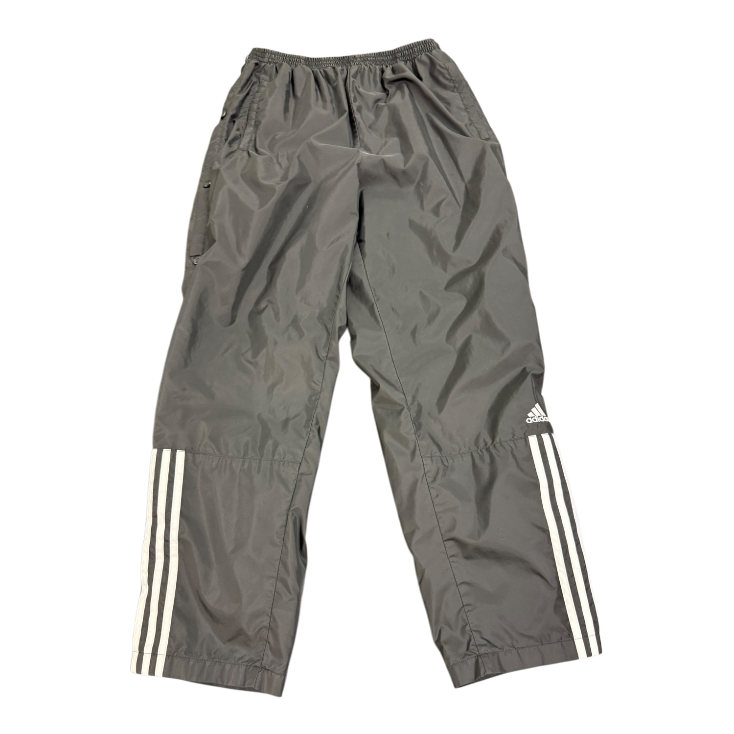 L Black Adidas Track Pants