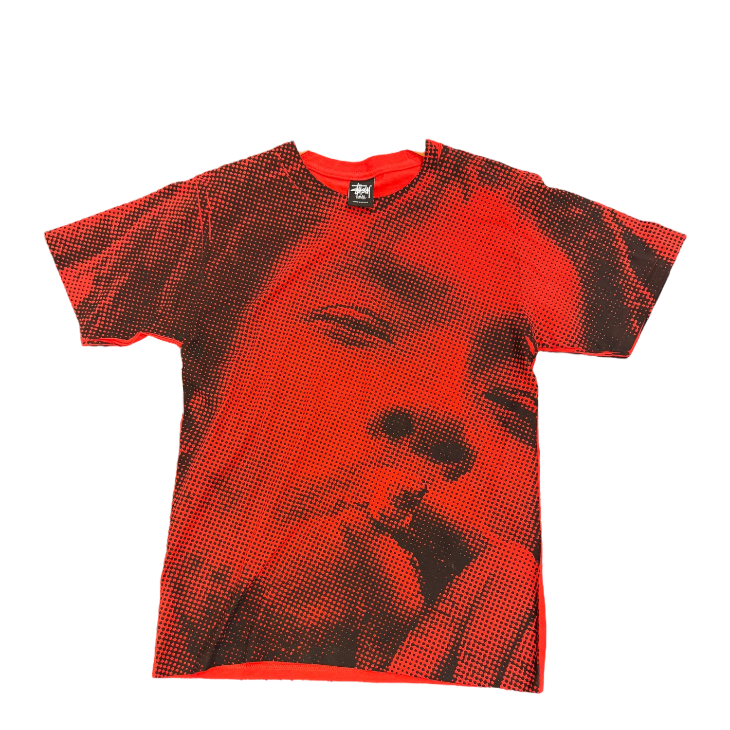 Red Stussy Peter Tosh AOP Tee