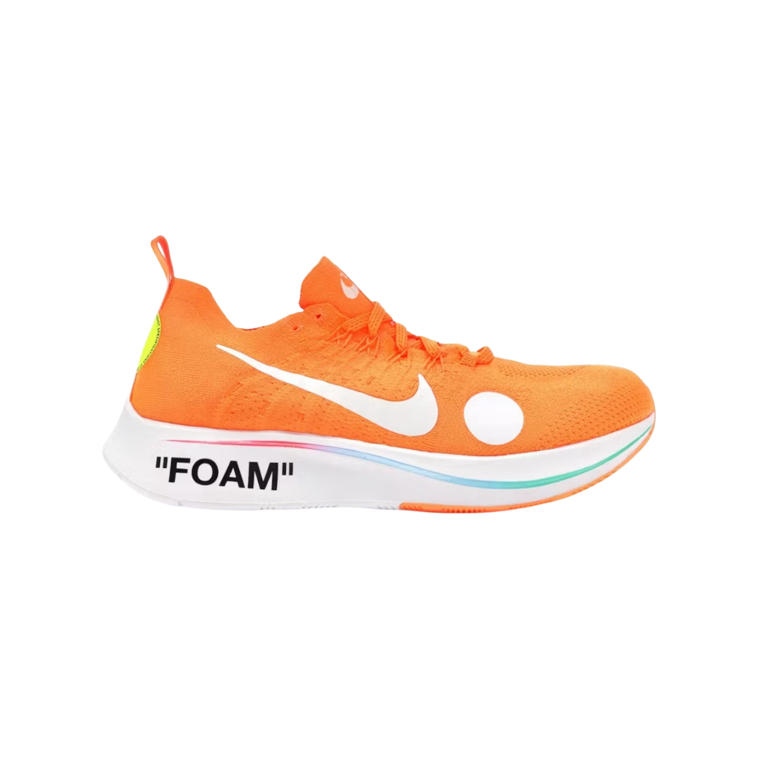 Nike Zoom Fly Mecurial Off White Total Orange 10M - PRE OWNED
