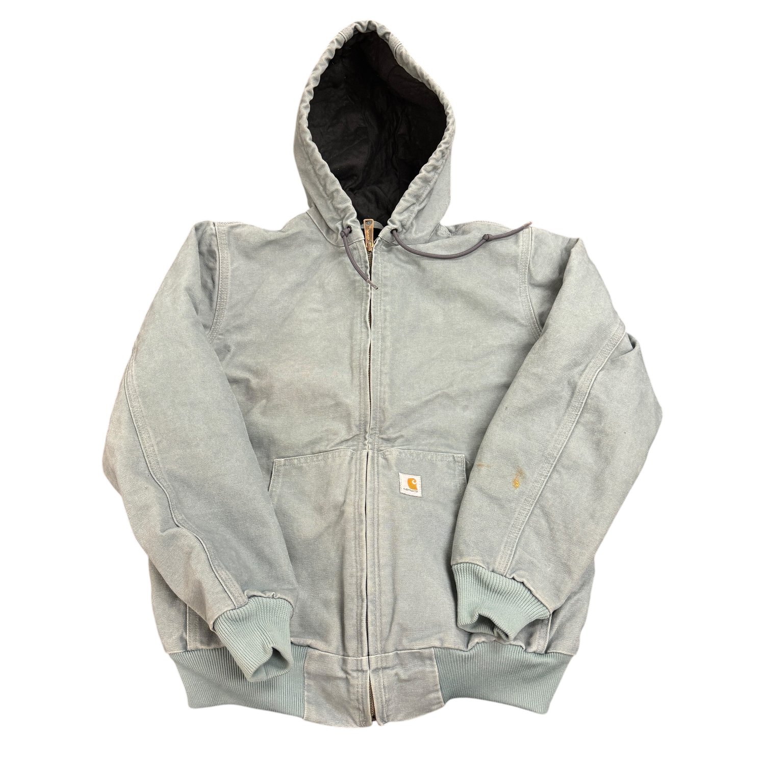 Light Blue Carhartt Hooded Jacket