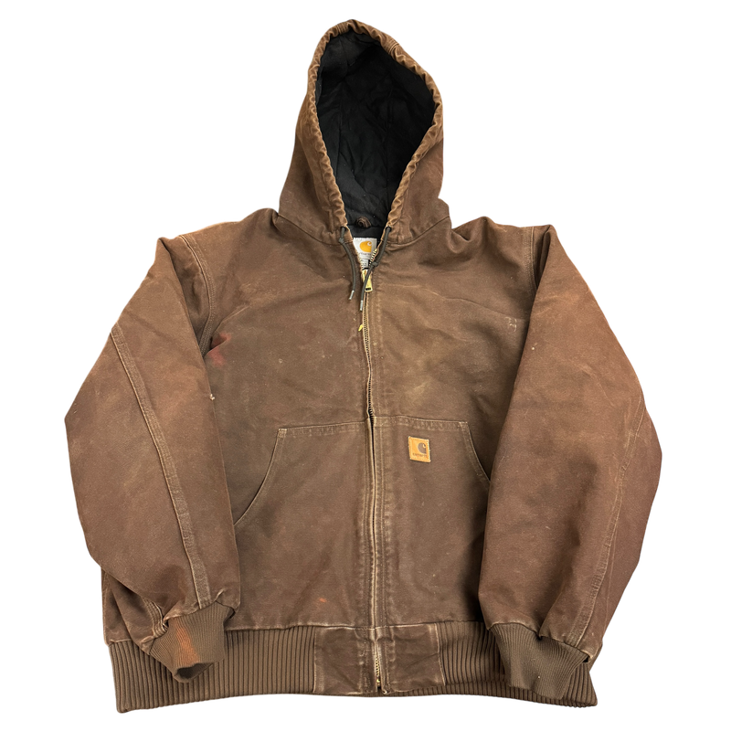 Brown Carhartt Hooded Jacket