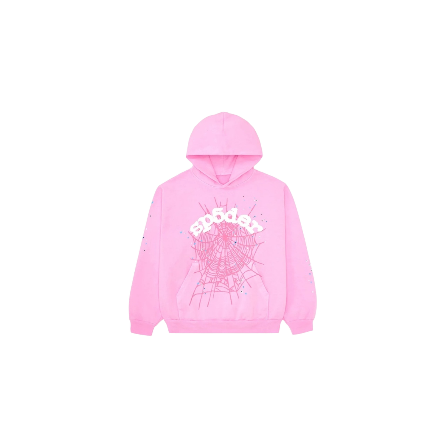 Sp5der Pink OG Web Hoodie