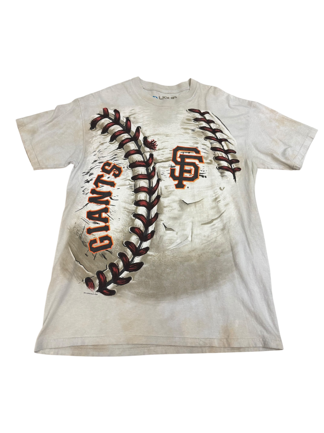 White SF Giants Baseball Graphic Tee