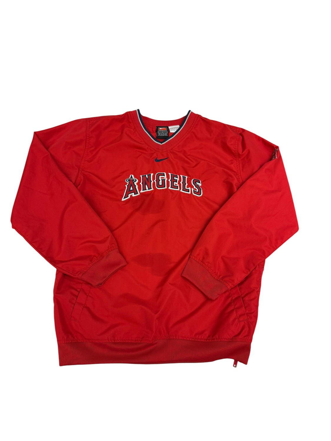 Red Nike Angles Pullover
