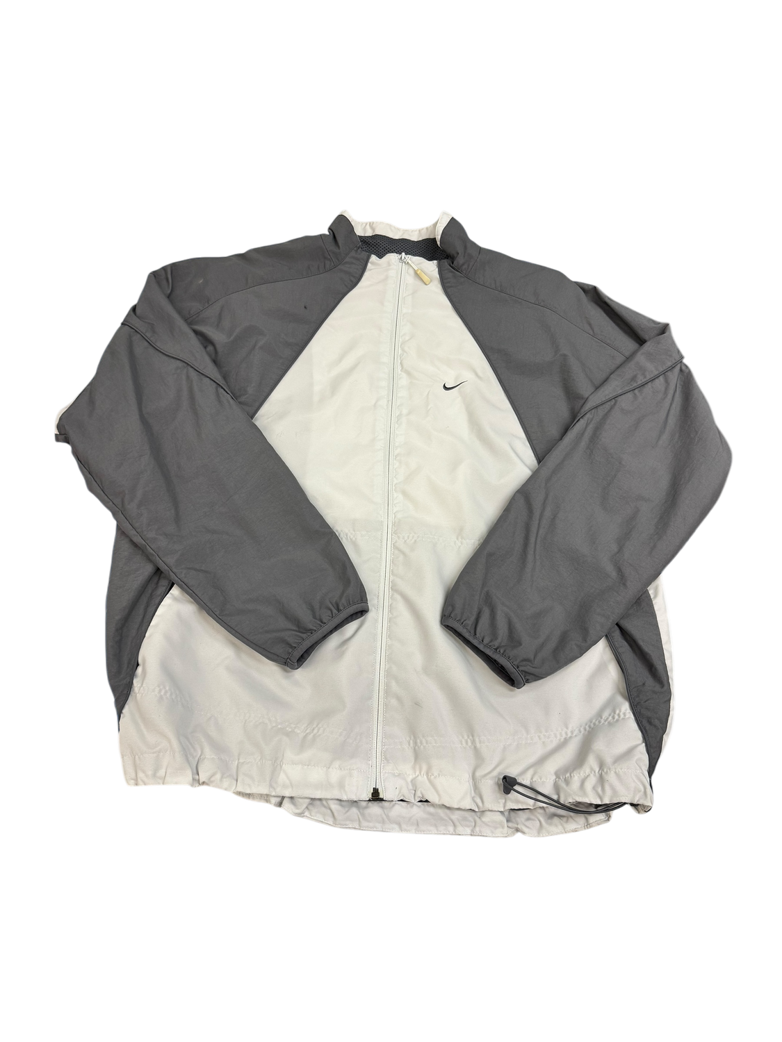 White and Grey Nike Windbreaker
