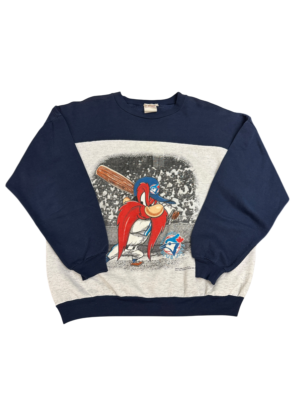 Navy Blue Blue Jays Crewneck Sweater