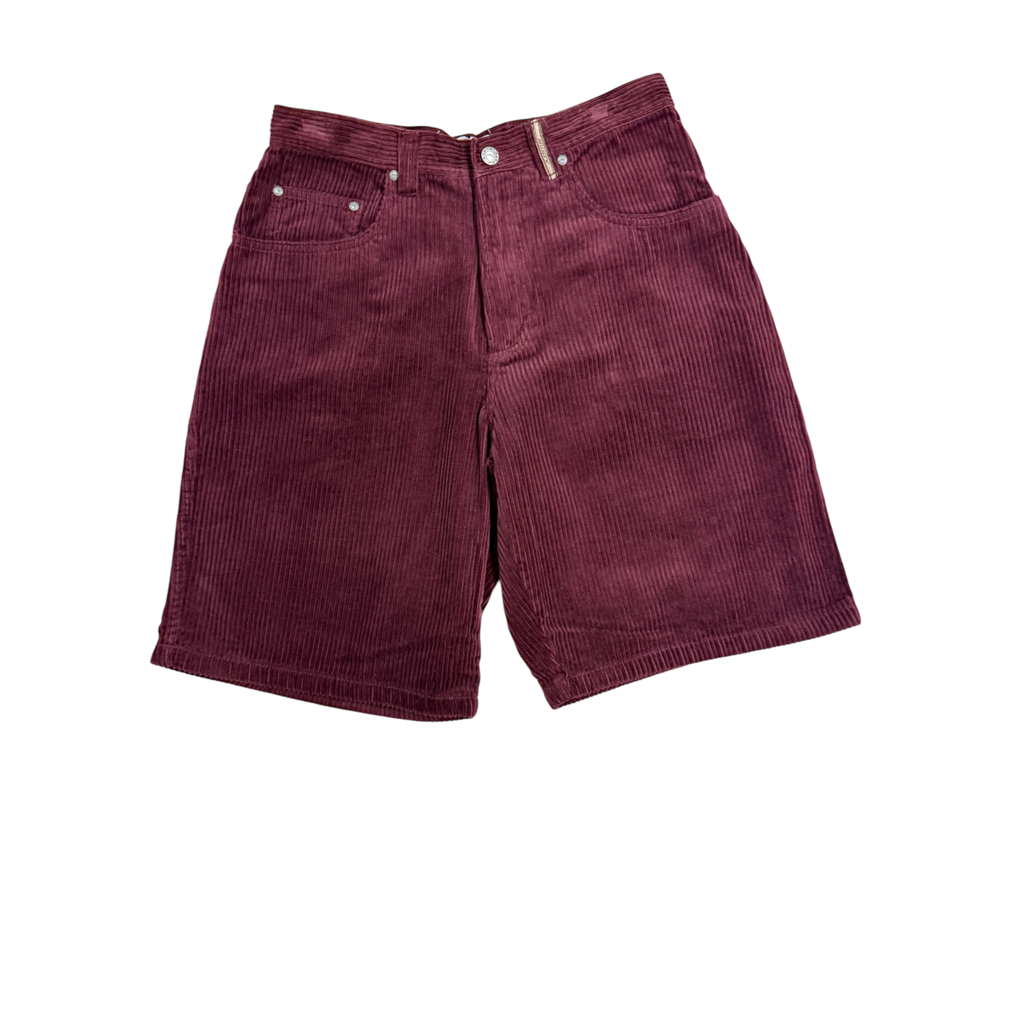 31W Maroon Rusty Corduroy Shorts