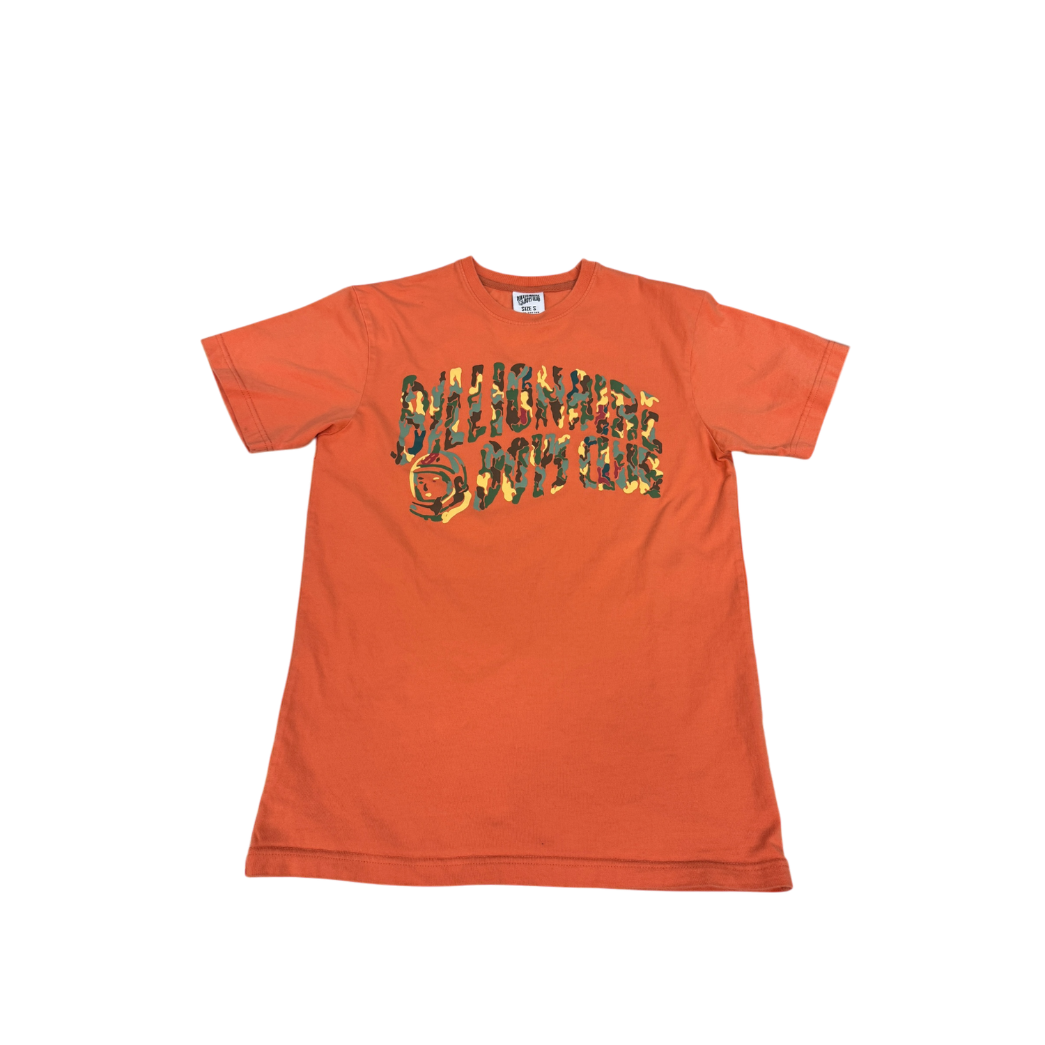 Orange Billionaire Boys Club Camo Logo Tee